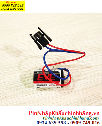 EVE ER14250 (DF1.35-2P), Pin nuôi nguồn PLC EVE ER14250 lithium 3.6v 1/2AA 1200mAh